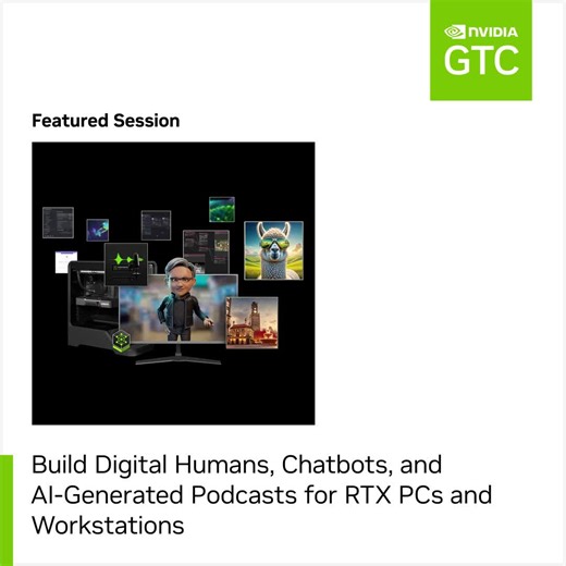 Using NVIDIA RTX AI PCs, developers can build private, on-device AI that keeps data and applications secure.🔒 Join us at #GTC25 to learn more about this end-to-end suite of tools for powering AI on your PC: https://nvda.ws/4be92Tn