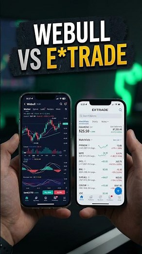 Webull vs E*TRADE! ⚔️🇺🇸📱 #shorts #Webull #USStocks