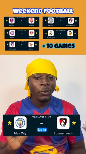 It’s another exciting weekend of football action across the leagues! ⚽🔥 I’ve made my top predictions for this weekend’s biggest clashes — packed with goals, drama, and surprises. 💯 Who’s your pick to win this weekend? Drop your thoughts in the comments 👇💬 Stay tuned, follow for more predictions and updates throughout the week! 📲⚽ #WeekendPredictions #FootballVibes #MatchDayFeels #SoccerCommunity #FootballFans #GameDay #SportsUpdates #FootballTalk #BetSmart #PredictionTime #GoalRush #TeamSpi