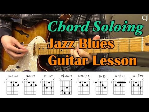 Jazz Blues Chord Soloing (With Chords) - Guitar Lesson