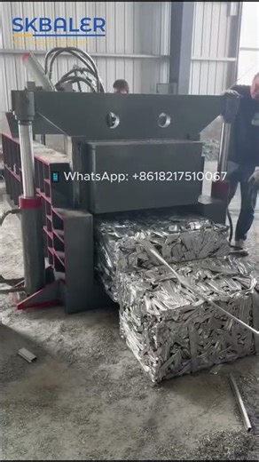 This Metal Baling Machine Is Too Satisfying to Watch