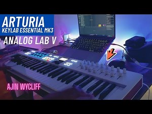 Arturia Keylab Essential MK3 61 and Analog Lab V Pro Performance on Ableton Live by Ajin Wycliff
