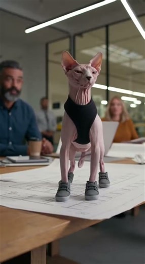 A Sphynx Cat – is working as a Supply Chain Planner