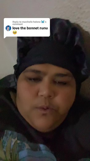 Replying to @marchelle helene 🦋. Im loving my bonnet 🥰🥰#fyp #postivevibesonly #nunu