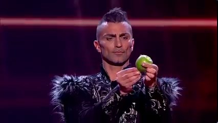 We can't watch! Magician performs a crazy dangerous stunt during his audition on Britain's Got Talent 🏹 🍏 | Got Talent Global