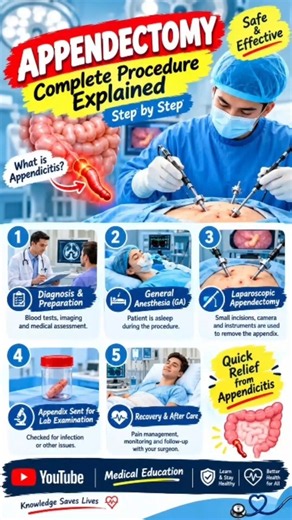 What Really Happens During an Appendectomy? | Appendix Removal Explained Step by StepAppendectomy