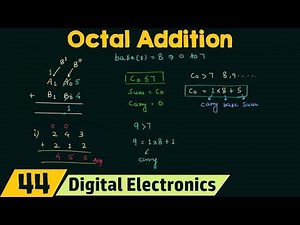 Octal Addition Video Lecture | Crash Course for GATE ECE (English) - Electronics and Communication Engineering (ECE)