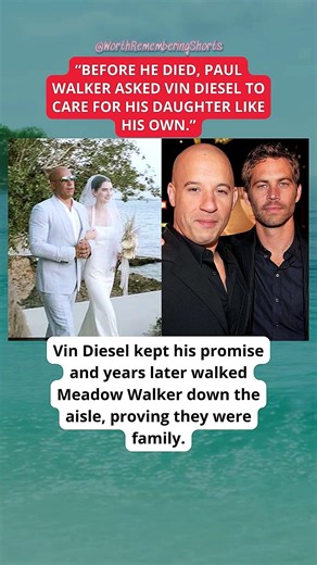 LAST PROMISE: Vin Diesel Honored Paul Walker’s Final Wish