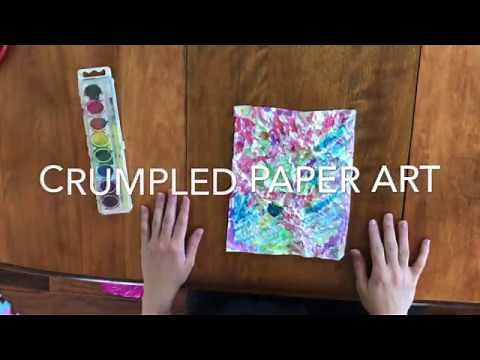 Crumpled Paper Art