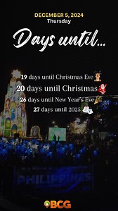 Days left as of December 5, 2024... #countdowntochristmas #christmascountdown #daysuntilchristmas | Baguio City Guide