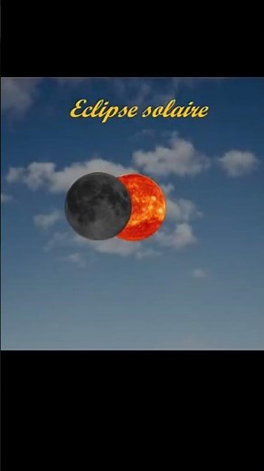 Eclipse solaire animation pour comprendre