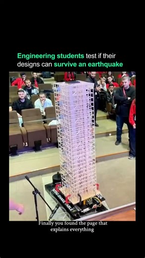 explainer on Instagram: "Participants design earthquake-resistant buildings and test them against simulated seismic forces to determine which structures can truly endure. The goal is to drive innovation in earthquake-proof design, where every tremor becomes a lesson in resilience and precision. The model shown here is tested on an RTDG shake table, a device that replicates real earthquake movements. Widely used in civil engineering labs, these tables help students and professionals evaluate how 