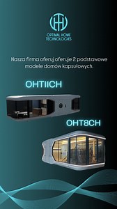 Jesteśmy OHT Homes – międzynarodową firmą specjalizującą się w produkcji domów kapsułowych. Aktualnie w naszym showroomie prezentujemy dwa podstawowe modele: 🔅Model OHT 8 CH – 28 m² To kompaktowy dom składający się z jednego pomieszczenia. Idealnie sprawdzi się dla osób, które chcą rozpocząć własny biznes — np. glamping, wynajem krótkoterminowy czy jednostka hotelowa. 🏠Dom otrzymujecie w pełni wykończony i wyposażony, dokładnie tak, jak możecie zobaczyć na naszym wideo. 🔅Model OHT 11 – 38 m² 