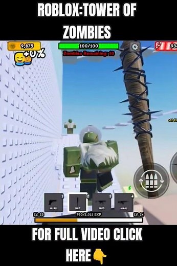 Roblox: This Zombie BOSS Was Built Different 💀 | Tower Of Zombies!