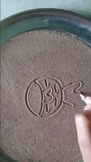 Puffer Fish 🐡 drawing..SAND ART 🙏⚘️