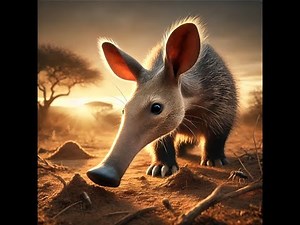 A Day in the Life of an Aardvark: Up Close and Personal! #trending #viralvideo #wildlife