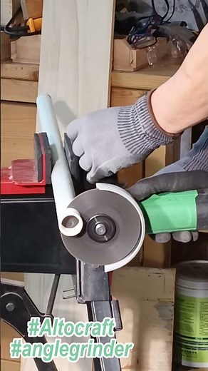 PVC Pipe Cutting! - Angle Grinder