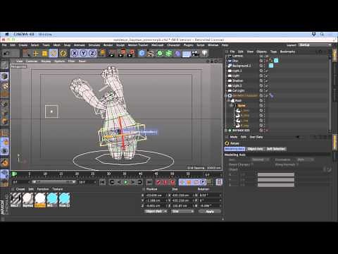 Cinema 4D Tutorial - Animating Characters Using Pose Morph Tag