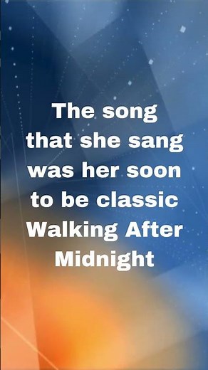 On January 21, 1957, Patsy Cline won the singing contest Arthur Godfrey's Talent Scouts #shorts