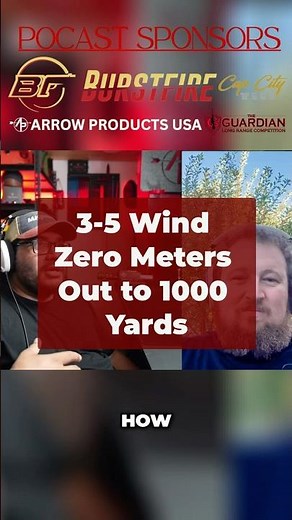 Wind Zero: How Many Meters for 1000 Yards? #shorts