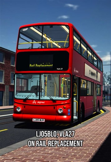 LJ05BLO, VLA27 Hillclimb & Kickdown on Rail Replacement Towards Coombe Lane Tram Stop #2026 #fypシ #foryoupage #onlyinsoutheastlondon #bus