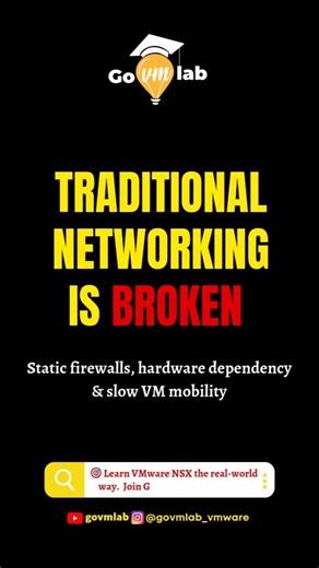 Traditional Networking is Broken 💥 | What is NSX | VMware Software Defined Networking | GoVMlab