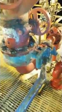 Scraping of Paint to allow lubricant Penetration to Bolts and Nuts: To Install a New Fire Monitor