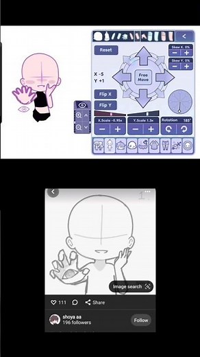 Day 22 of making pose in Gacha life 2