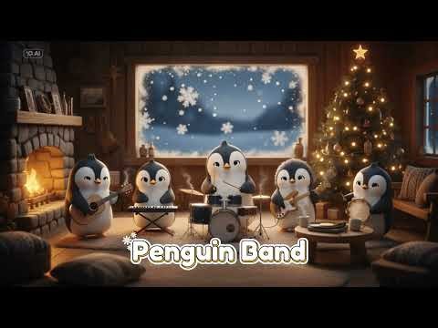 Penguin Band – Cozy Christmas Night | Cute Holiday Animation & Relaxing Music