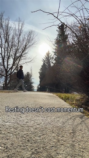 Bhanu on Instagram: "Resting doesn’t cost momentum. 1️⃣. Overthinking does Your mind needs a second to pause during your break. Step outside. Breathe. Move your hands. Focus on one small next step, not everything at once. 2️⃣. Whether you’re grinding through a shift, schoolwork, or life in general pausing isn’t quitting. It’s resetting. 💡 Save this for your next break."