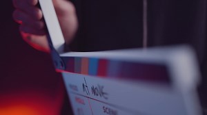 Close Up Of Clapper Board In Film Studio Stock Footage SBV-351857784 - Storyblocks