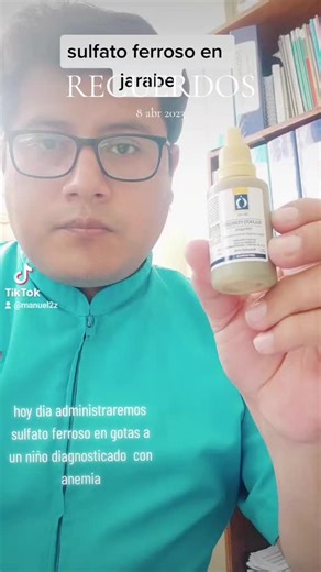 Administración de Sulfato Ferroso para Anemia Infantil
