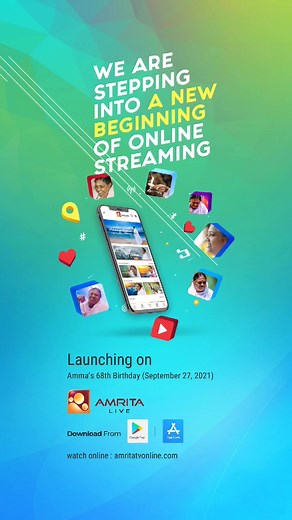 Amrita LIVE is the only platform in Malayalam offering a wonderful array of quality content ranging from entertainment to spirituality and News & current affairs to super hit movies, targeting the global audience. | Amrita TV