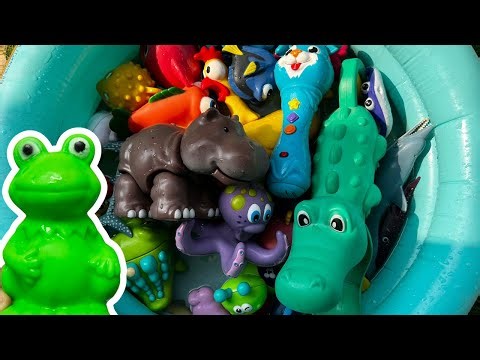 LEARAN OCEAN ANIMAL NAMES AND FACTS WITH COOL TOYS| EDUCATIONAL CONTENT FOR TODDLERS AND PRESCHOOLER