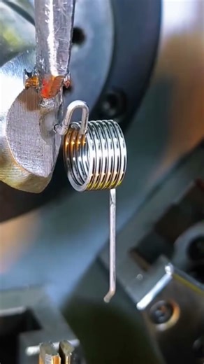 Amazing metal spring making machine