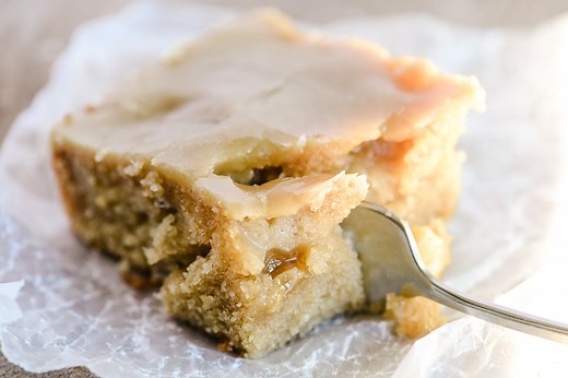 Caramel Apple Sheet Cake