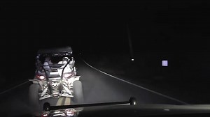 Well unfortunately seems like a police car was no match for a polaris rzr. I bet he has this sticker on the dash.. https://www.amazon.com/gp/product/B00MKCMUKY/ref=as_li_tl?ie=UTF8&camp=1789&creative=9325&creativeASIN=B00MKCMUKY&linkCode=as2&tag=buinotbou-20&linkId=cfec8b845cf40bb97928b44ec3e7b7ba | The Cheap Offroader