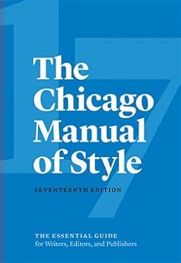The Chicago Manual of Style 17th Edition - Etsy