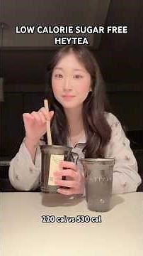 Low Calorie Sugar Free HEYTEA🧋 recipe in the description 👇🏻#fyp