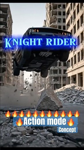 🚨NEW KNIGHT RIDER ACTION TRAILER 2025 KITT Unleashed High Speed Battle Fan Made Reboot #shorts 🎬