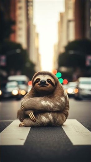 sloth is SAD 😔 #sloth#small creater #foryou #shortsfeed