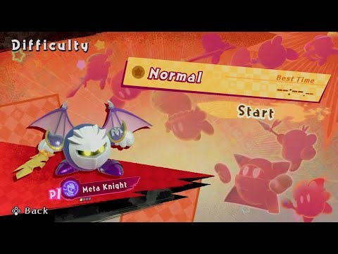 Kirby Fighters 2 Single-Handed Mode (Finale): Meta Knight Gameplay HD