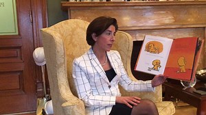 Tonight, I'm reading 'How to Be a Lion' as part of our April Reading Challenge! Visit the Rhode Island Department of Education - RIDE website to find out how you and your family can participate. #RIReadsAtHome https://www.ride.ri.gov/InsideRIDE/AdditionalInformation/AprilReadingChallenge.aspx | Gina Raimondo