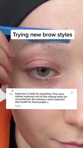 Hide Uneven Brows with Bangs: Makeup Tip