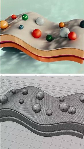 The GLOW UP! 💡 Wave Simulation #c4d #3dcompositing