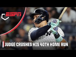 Aaron Judge’s 40th HR of the season travels 477 feet | ESPN MLB