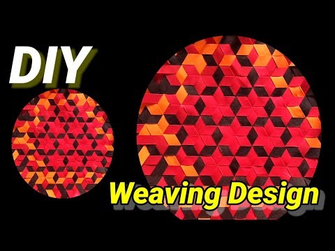 "How to Make a Beautiful Star Paper Weaving Design 🌟 | Colorful & Easy DIY Craft for Beginners"