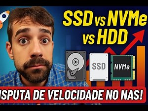 Comparando Performance: HD 7200RPM vs SSD SATA vs NVMe no NAS (2025)