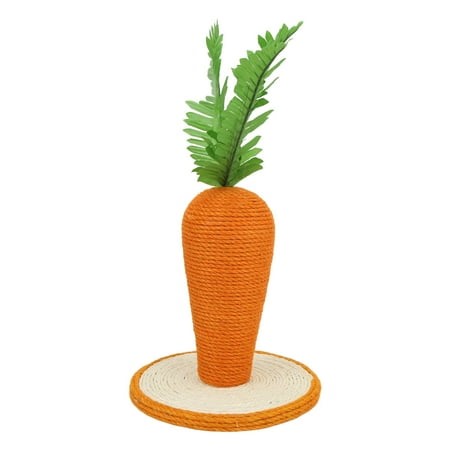 Cat Scratcher, Assembable Carrot Shape Cat Scratching Post Vertical  for Indoor Cats Kitty Training Climbing - Walmart.ca
