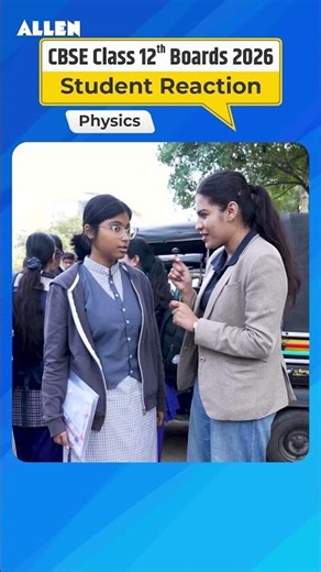 Class 12 Physics Board 2026 | First Reactions Outside Exam Center